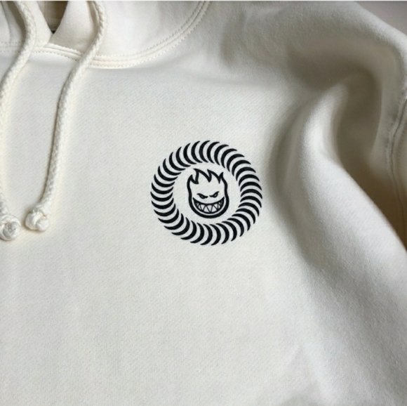 NWT! Spitfire 'The End' Swirl Sleeve Hoodie - Picture 5 of 10